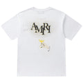 AMRI Crystal Embellished Champagne Logo T-Shirts