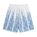 AMRI logo-print gradient silk shorts