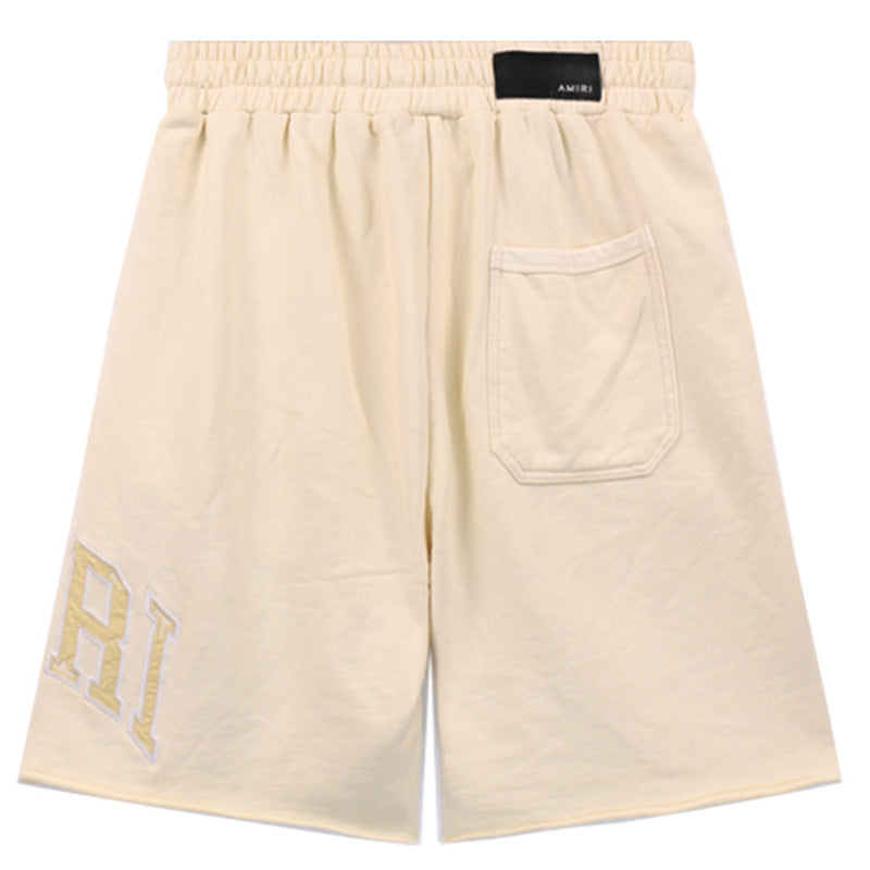AMRI Straight-Leg Logo-Appliquéd Cotton-Jersey Shorts