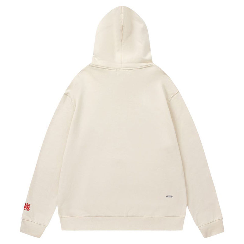 AMRI Staggered Logo-Patches Hoodies