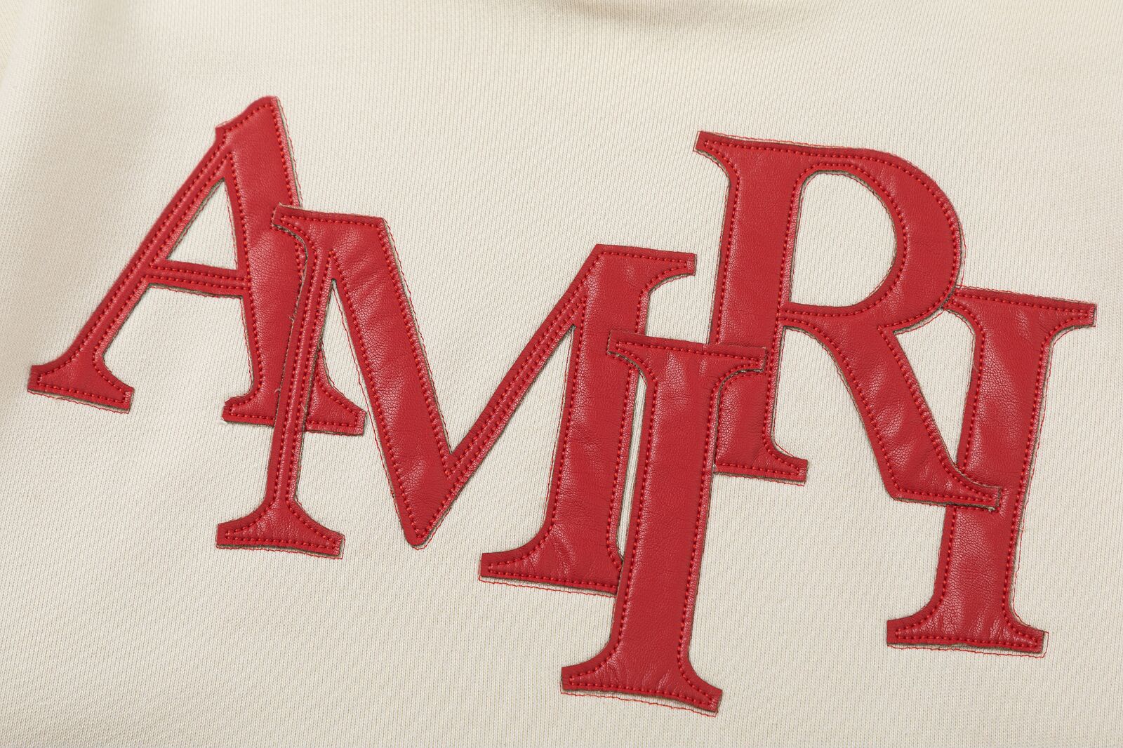 AMRI Staggered Logo-Patches Hoodies