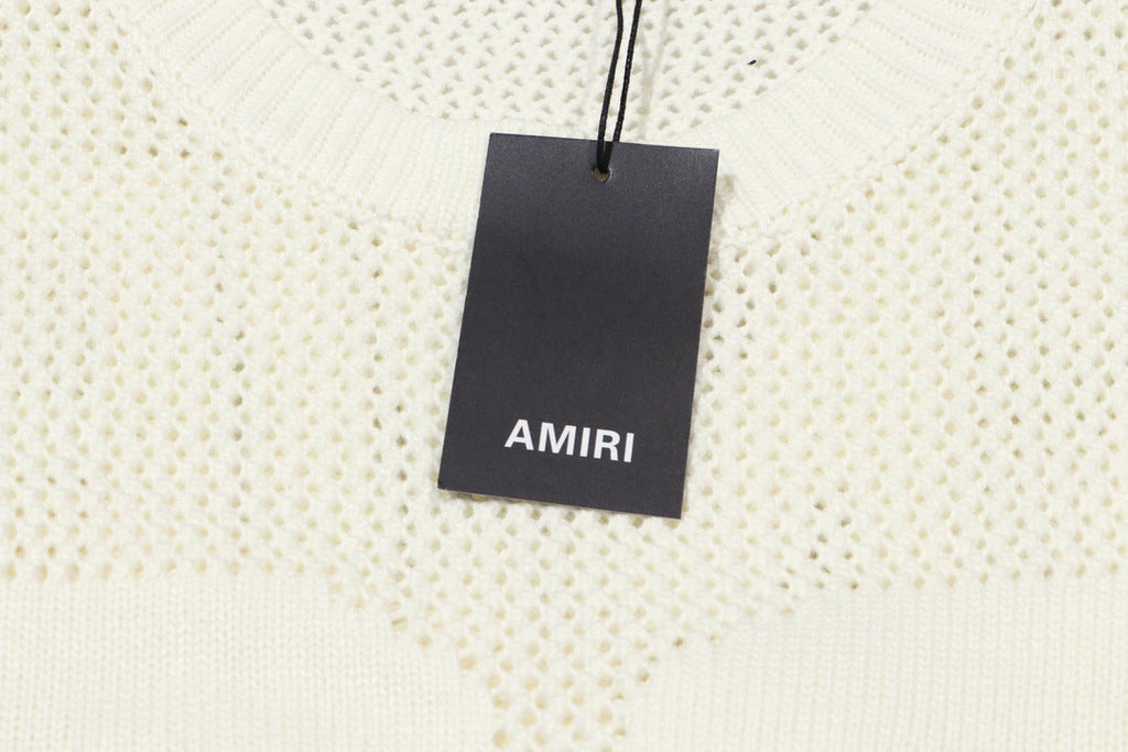 AMRI 22 Crew Open Stitch Sweaters
