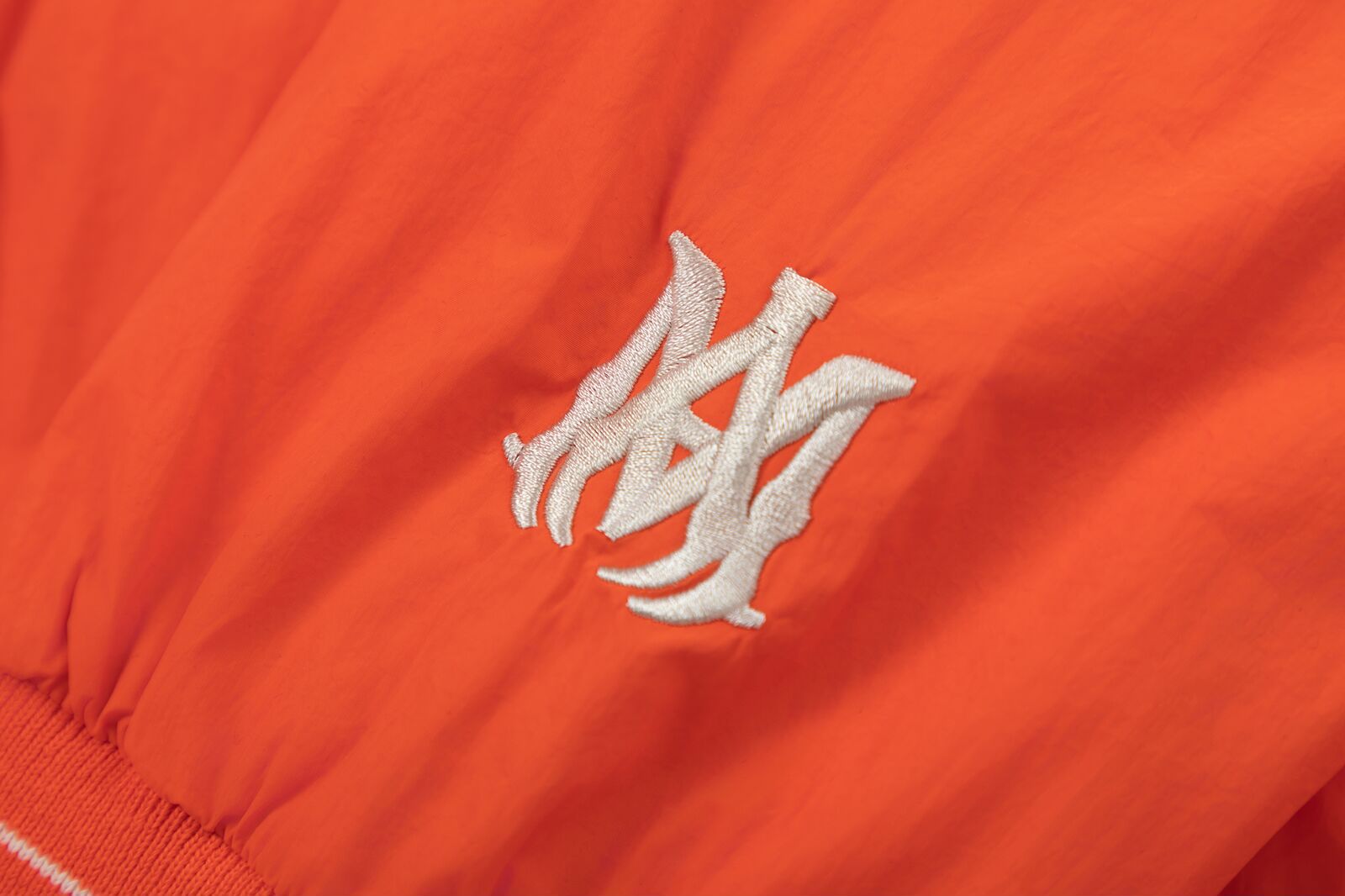 AMRI Logo-Appliquéd Padded Shell Bomber Jacket