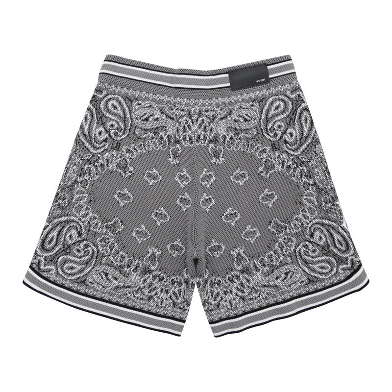 AMRI Bandana Print B-Ball Drawstring Shorts
