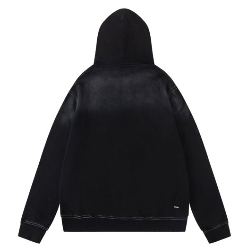 AMRI outline-pocket hoodie