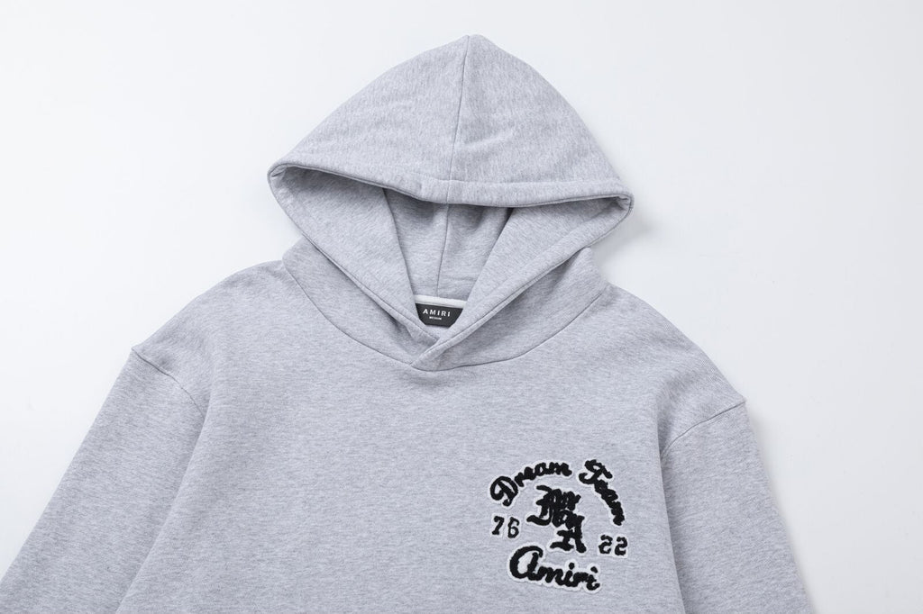 AMRI Embroidered-Logo Hoodies