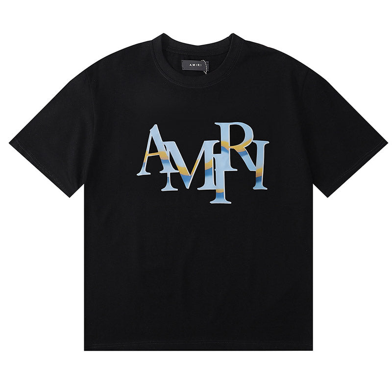 AMRI Staggered Logo-Print Cotton-Jersey T-Shirts