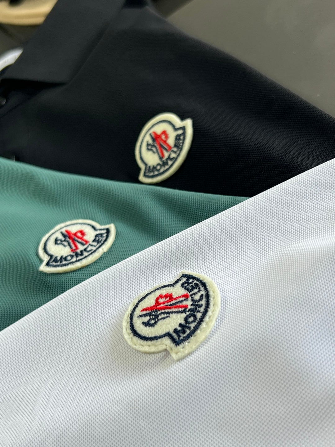 Moncler Patch Embroidered Logo Polo Shirt – 25SS Collection