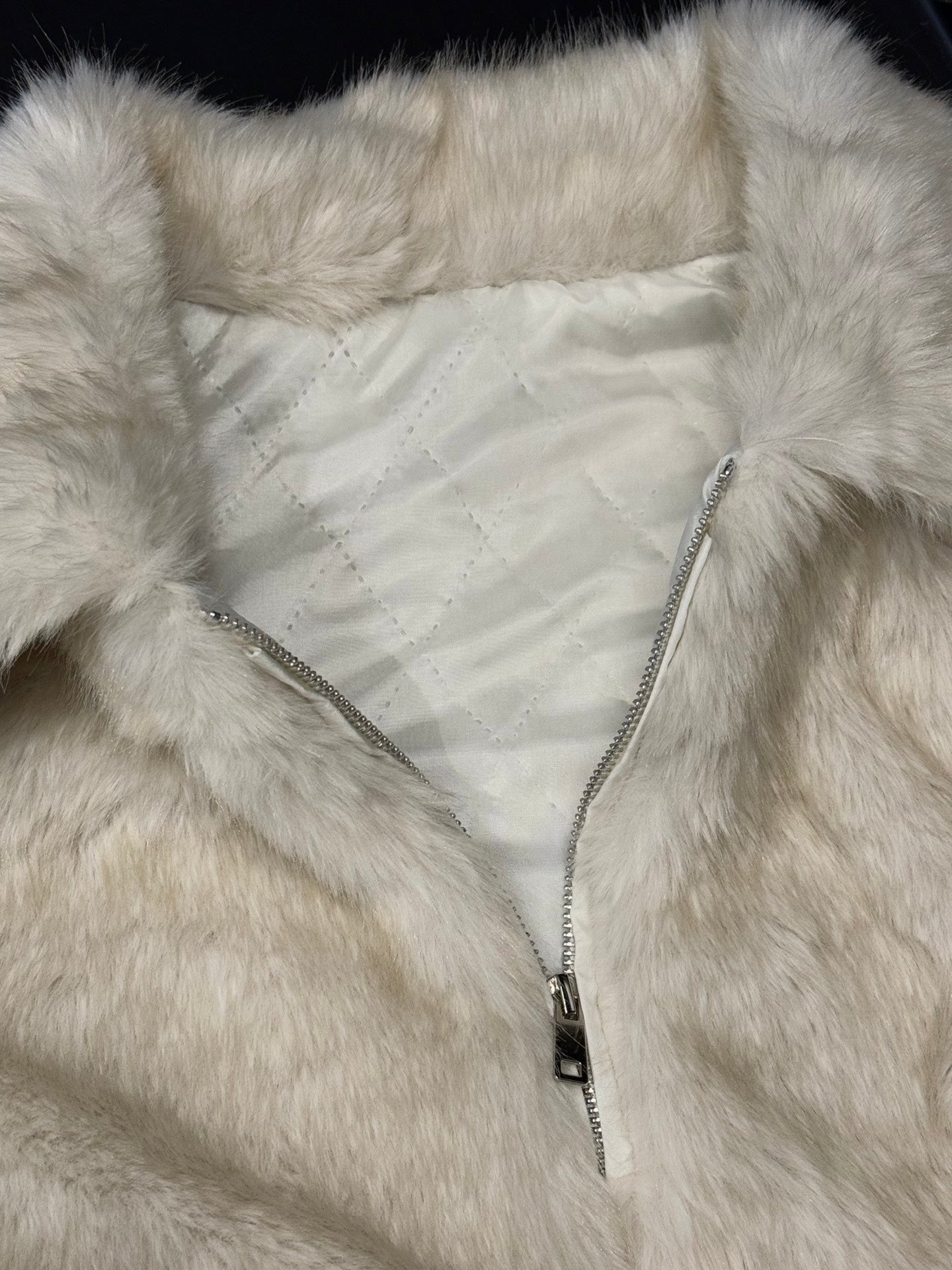 Moncler Faux Fur Convertible Jacket