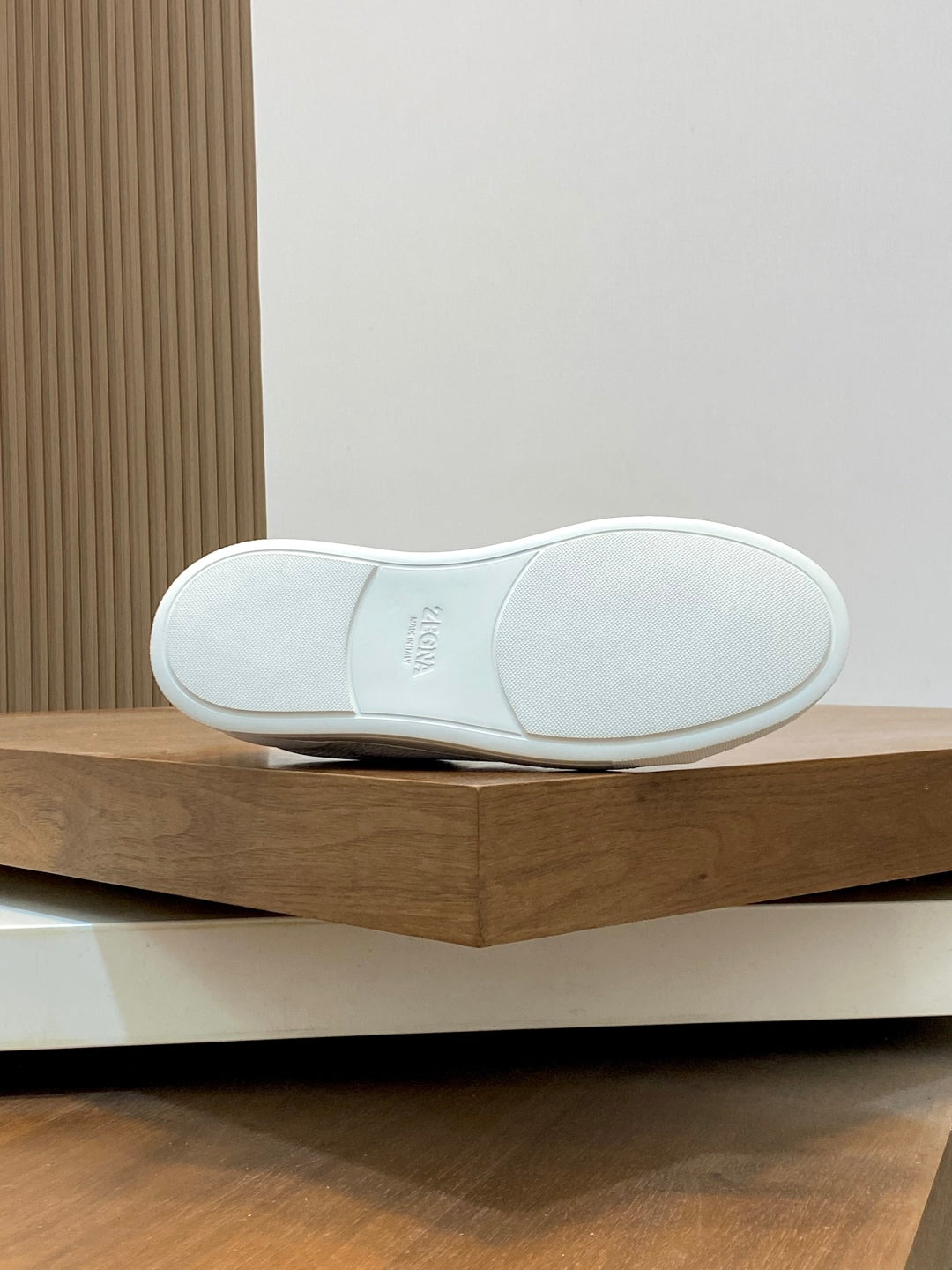 Ermenegildo Zegna Triple Stitch Deer Leather Sneakers