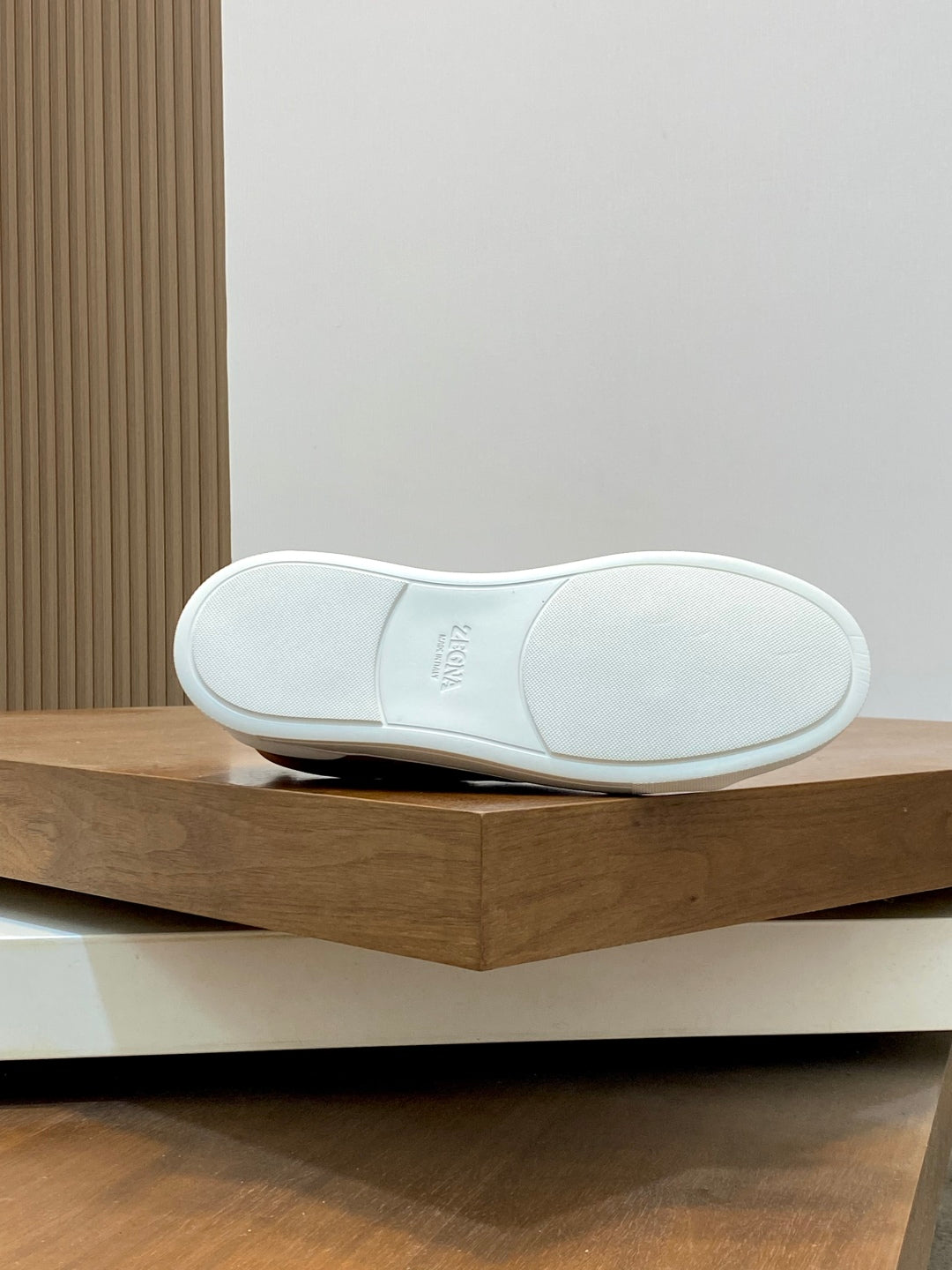 Ermenegildo Zegna Triple Stitch Deer Leather Sneakers