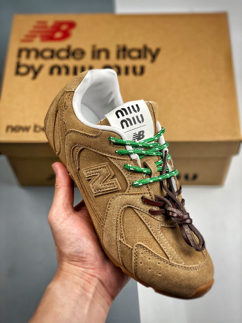 Miu Miu x New Balance NB530 Deconstructed Sneakers – 2024 Collection