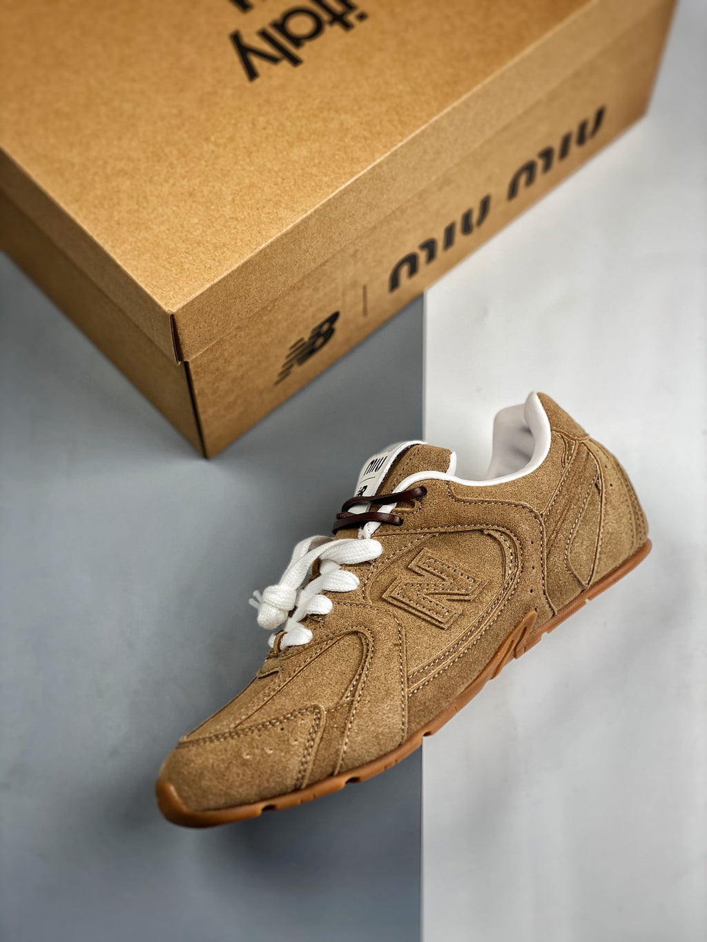 Miu Miu x New Balance NB530 Deconstructed Sneakers – 2024 Collection