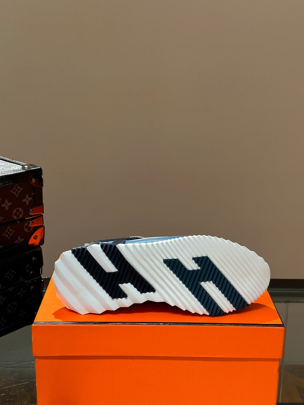 Hermès Bouncing Calfskin Mesh Sneakers