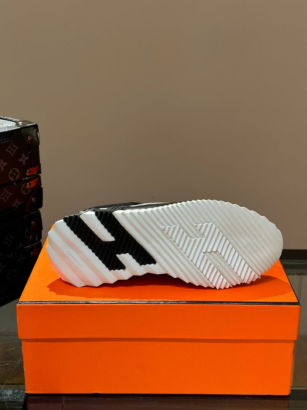 Hermès Bouncing Calfskin Mesh Sneakers