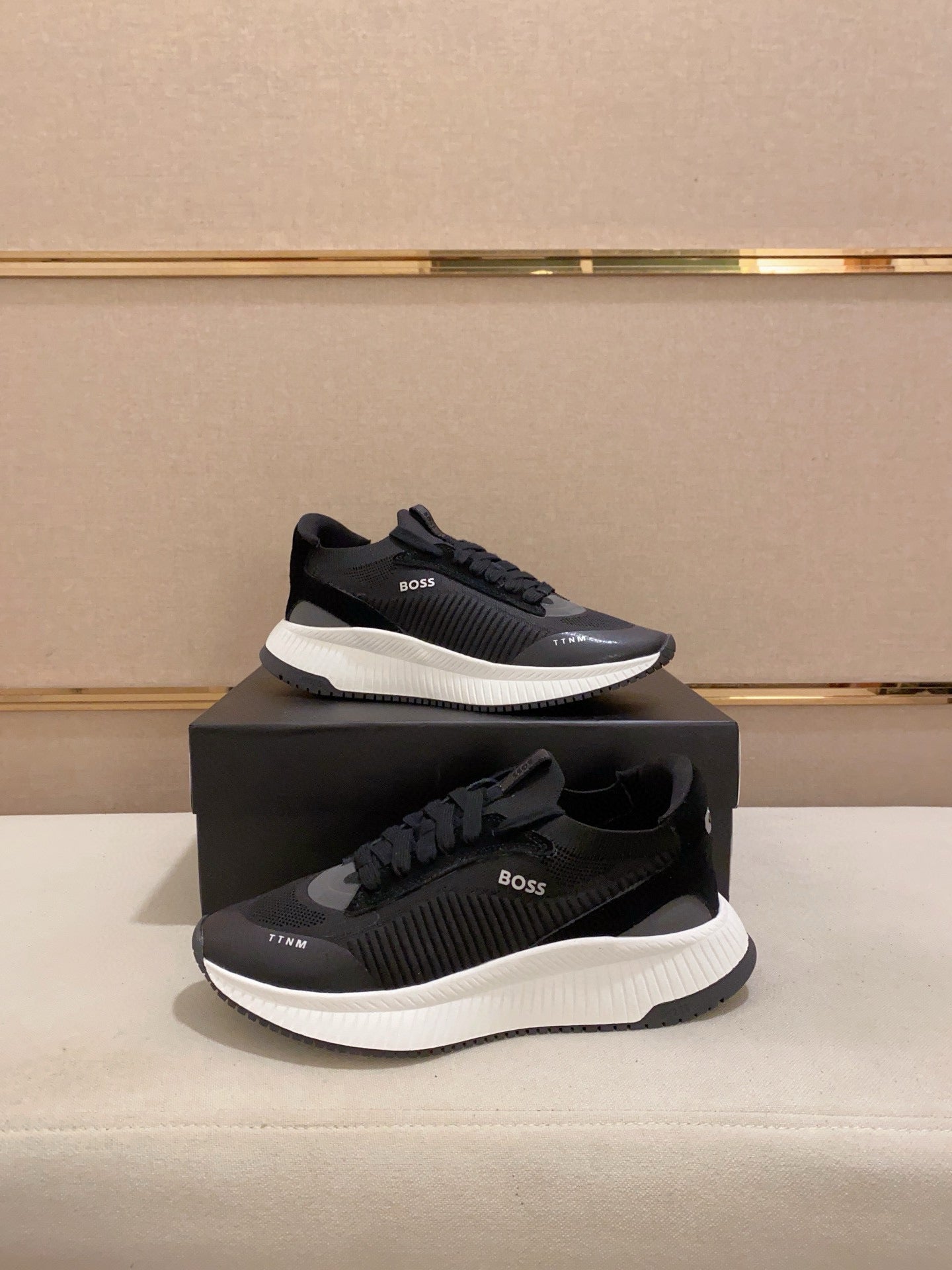 Boss Latest Casual Fly-Knit Sneakers