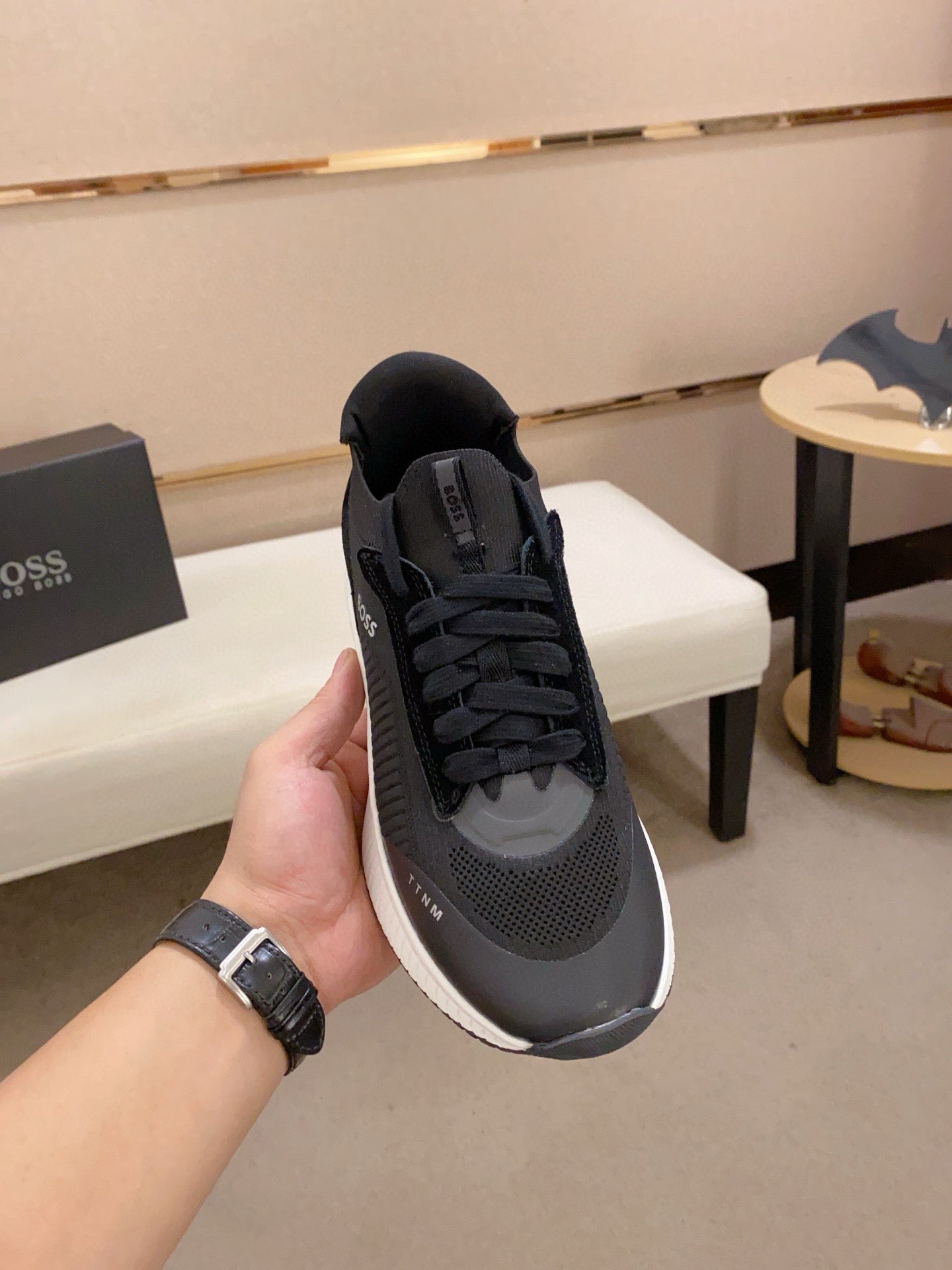 Boss Latest Casual Fly-Knit Sneakers