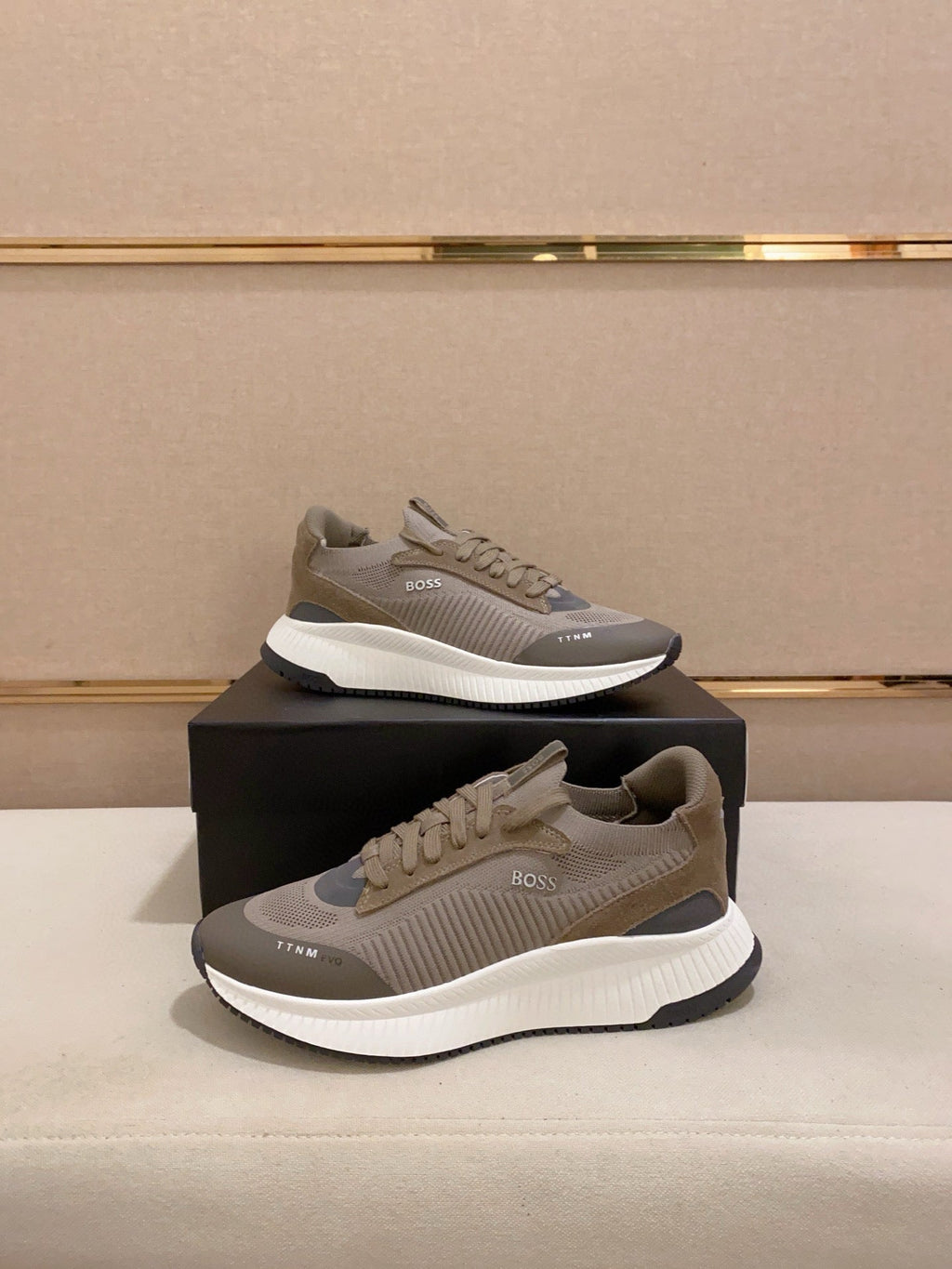 Boss Latest Casual Fly-Knit Sneakers