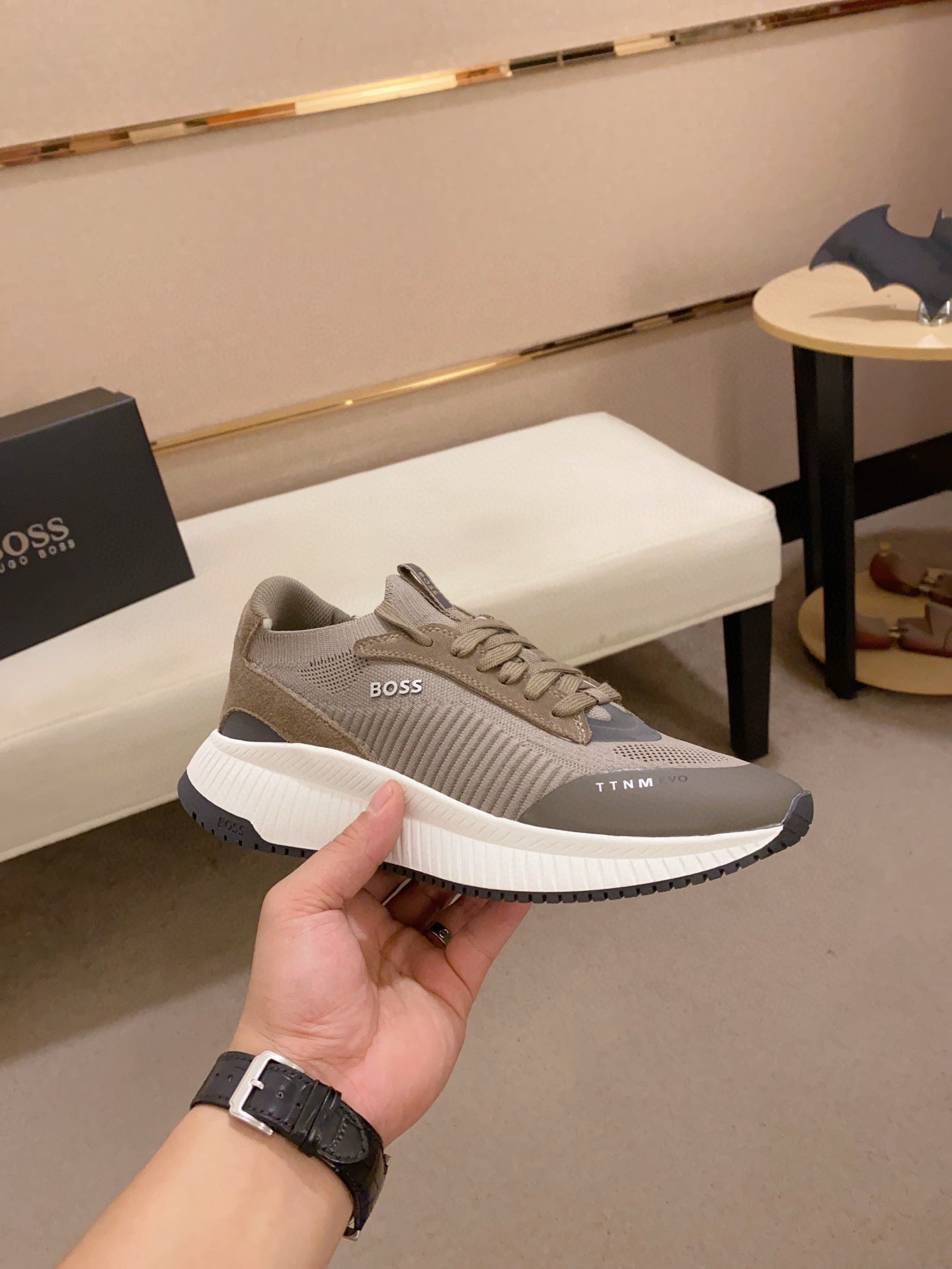 Boss Latest Casual Fly-Knit Sneakers