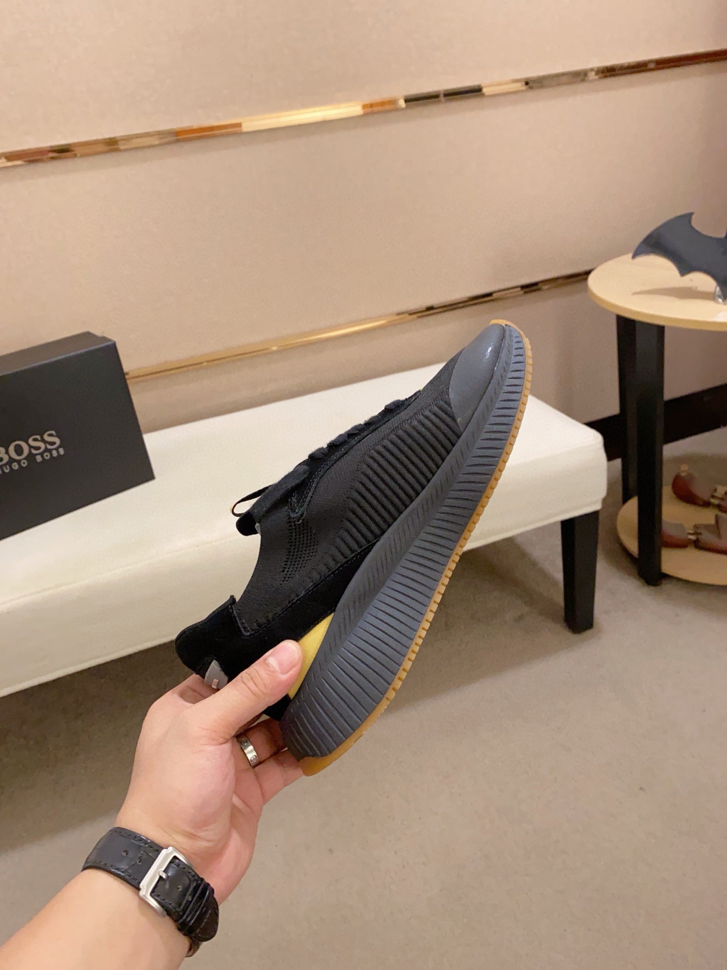 Boss Latest Casual Fly-Knit Sneakers