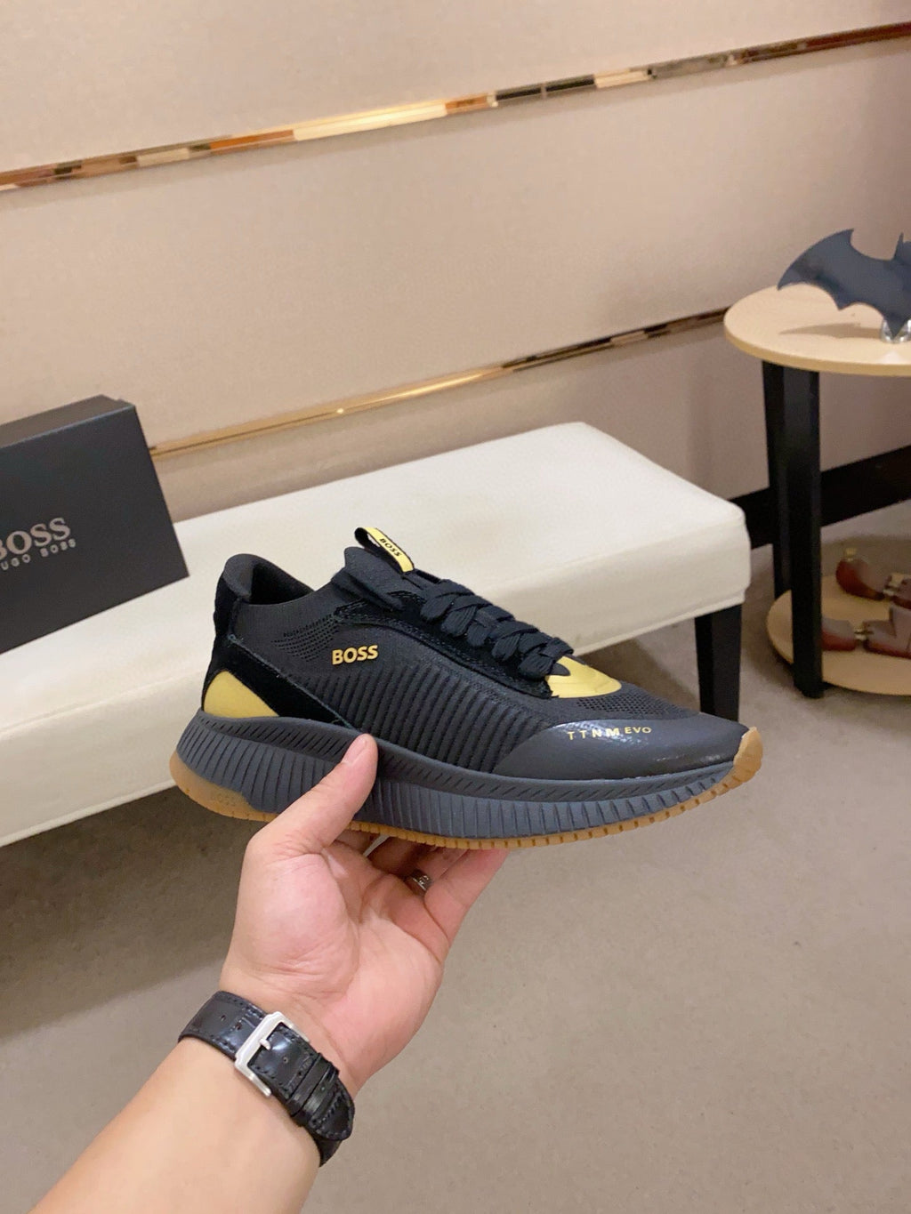 Boss Latest Casual Fly-Knit Sneakers