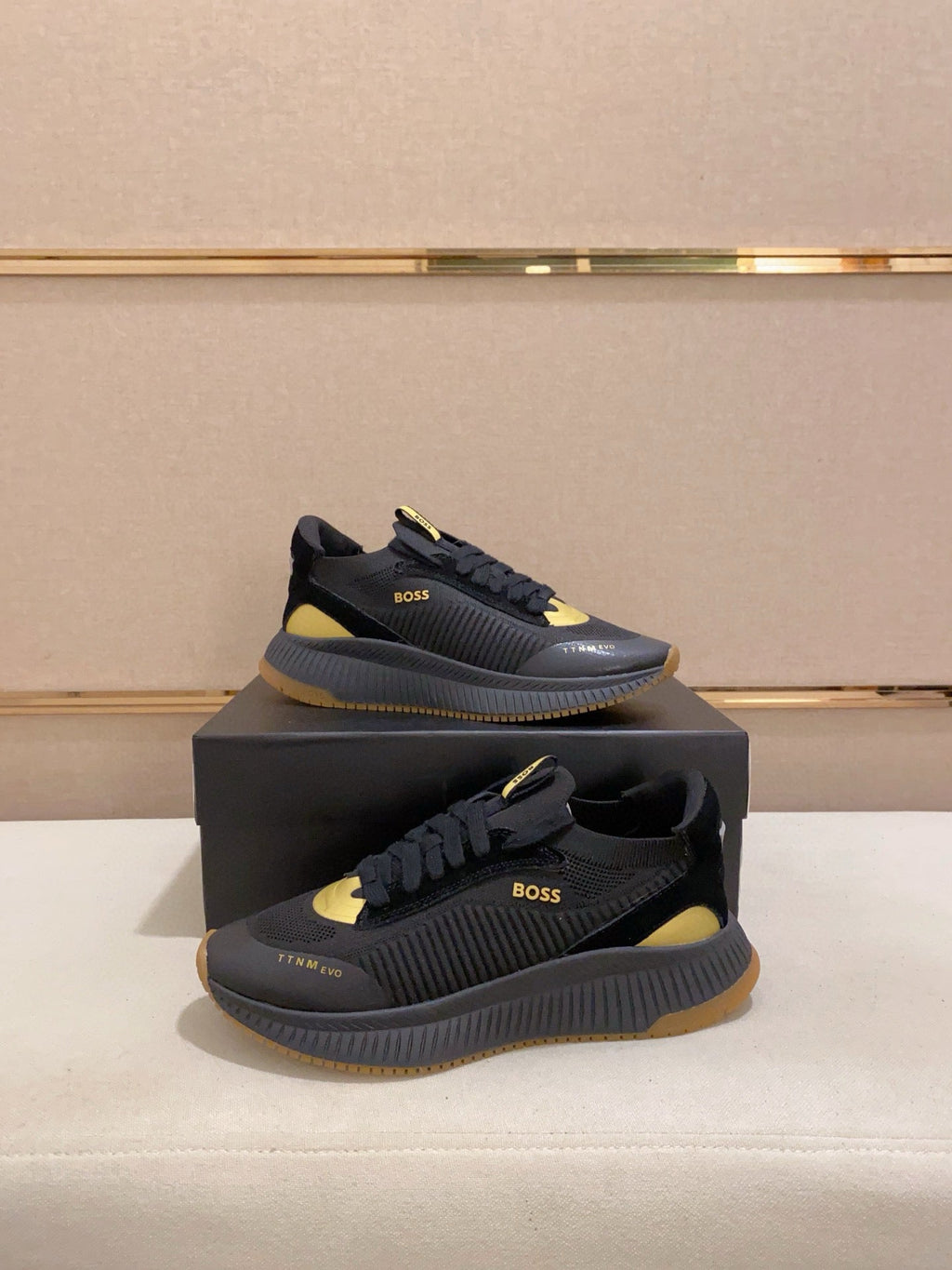 Boss Latest Casual Fly-Knit Sneakers