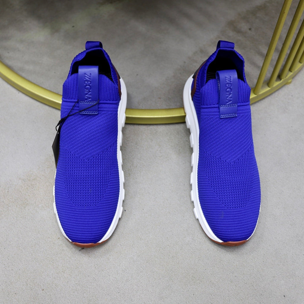 Zegna Cashmere Flyknit Sneakers