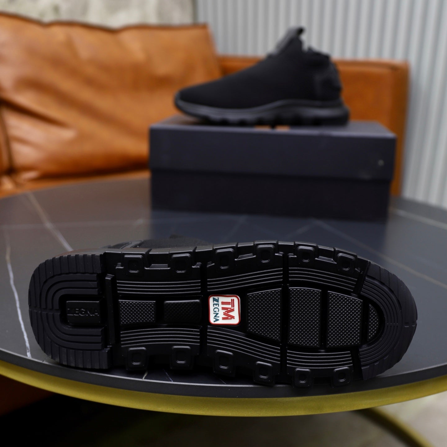 Zegna Cashmere Flyknit Sneakers