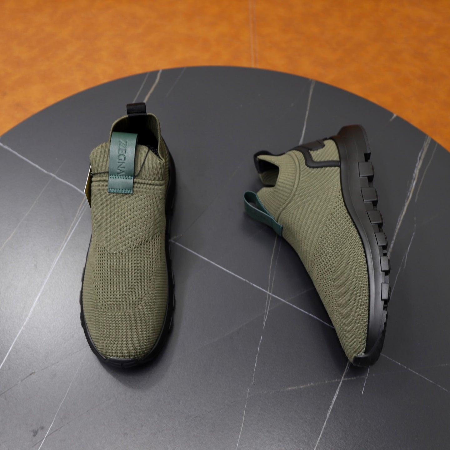 Zegna Cashmere Flyknit Sneakers