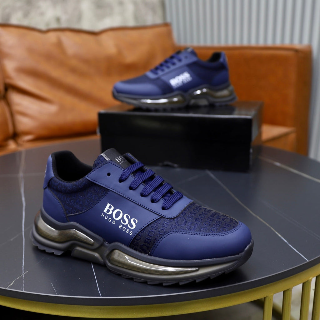 Boss Men's Knit Sport Sneakers