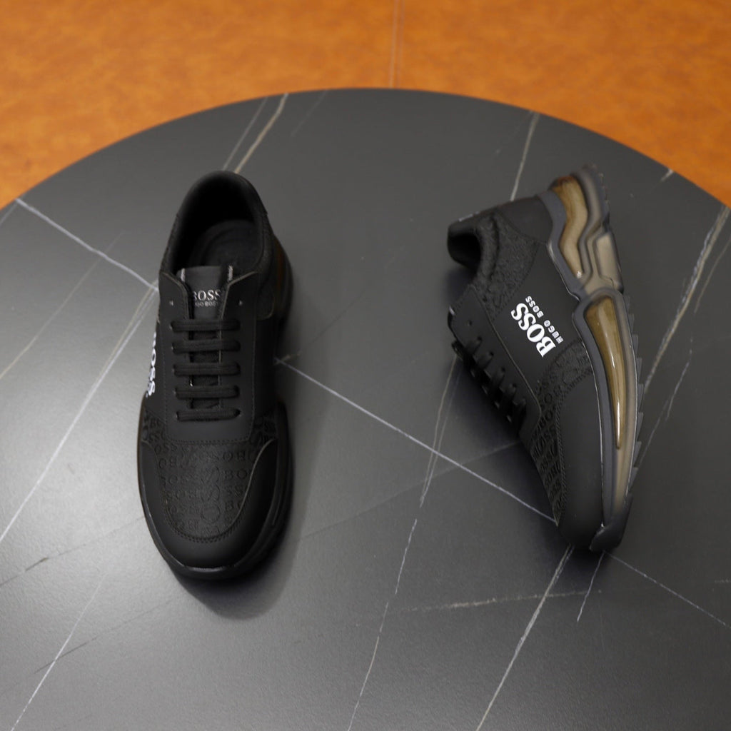 Boss Men's Knit Sport Sneakers
