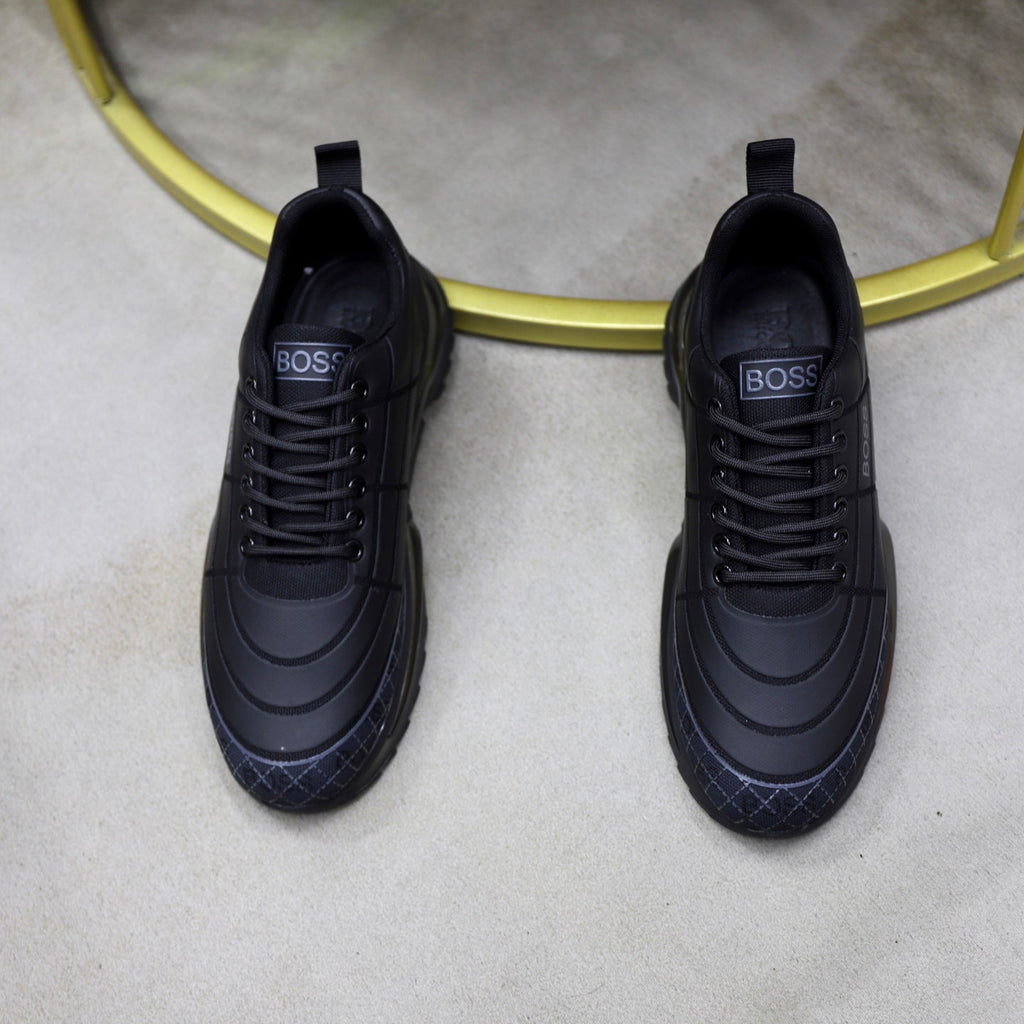 Boss Men's Knit Sport Sneakers