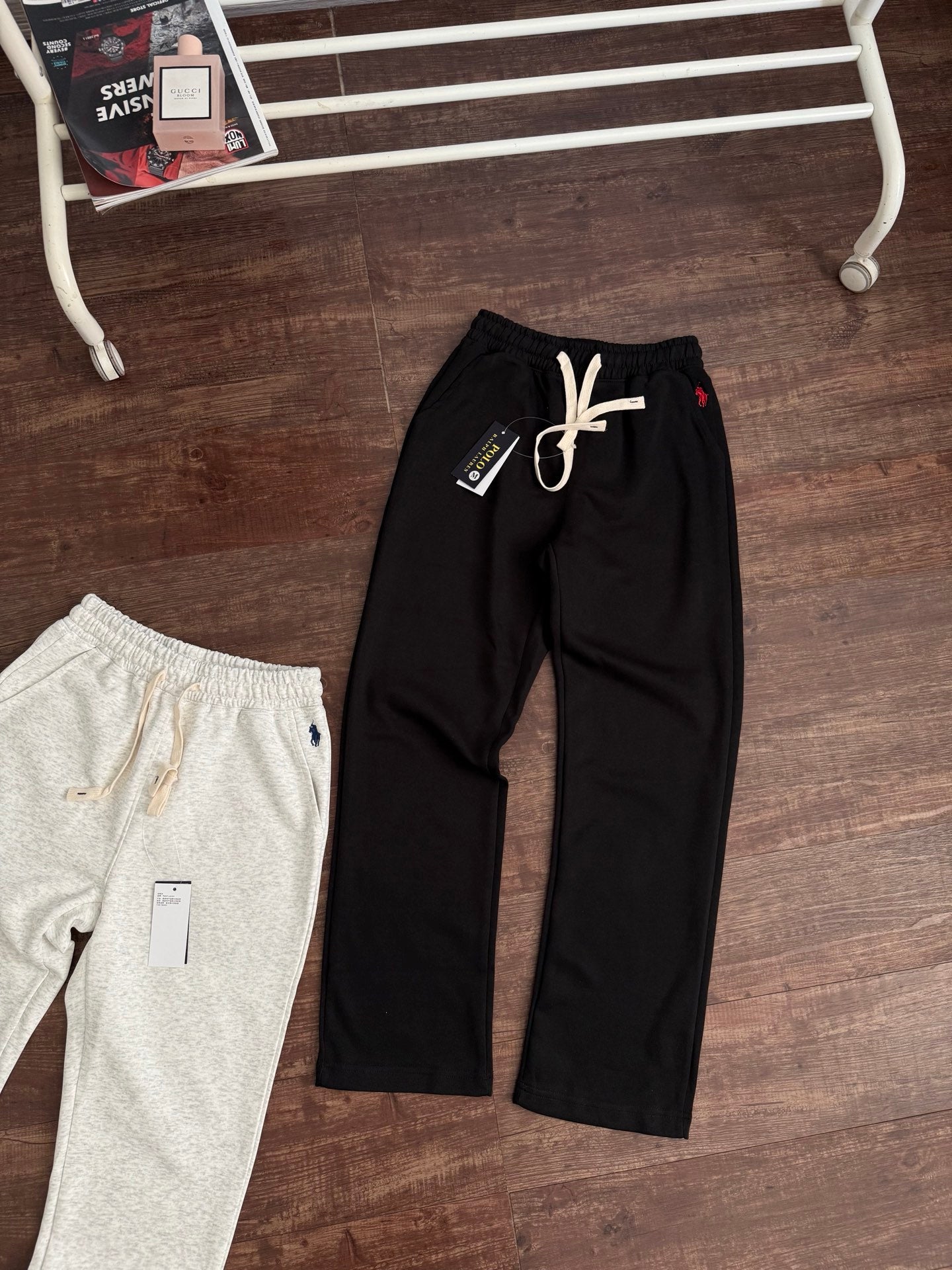 Ralph Lauren Cotton Loose Straight Sweatpants – 2025 Autumn Collection