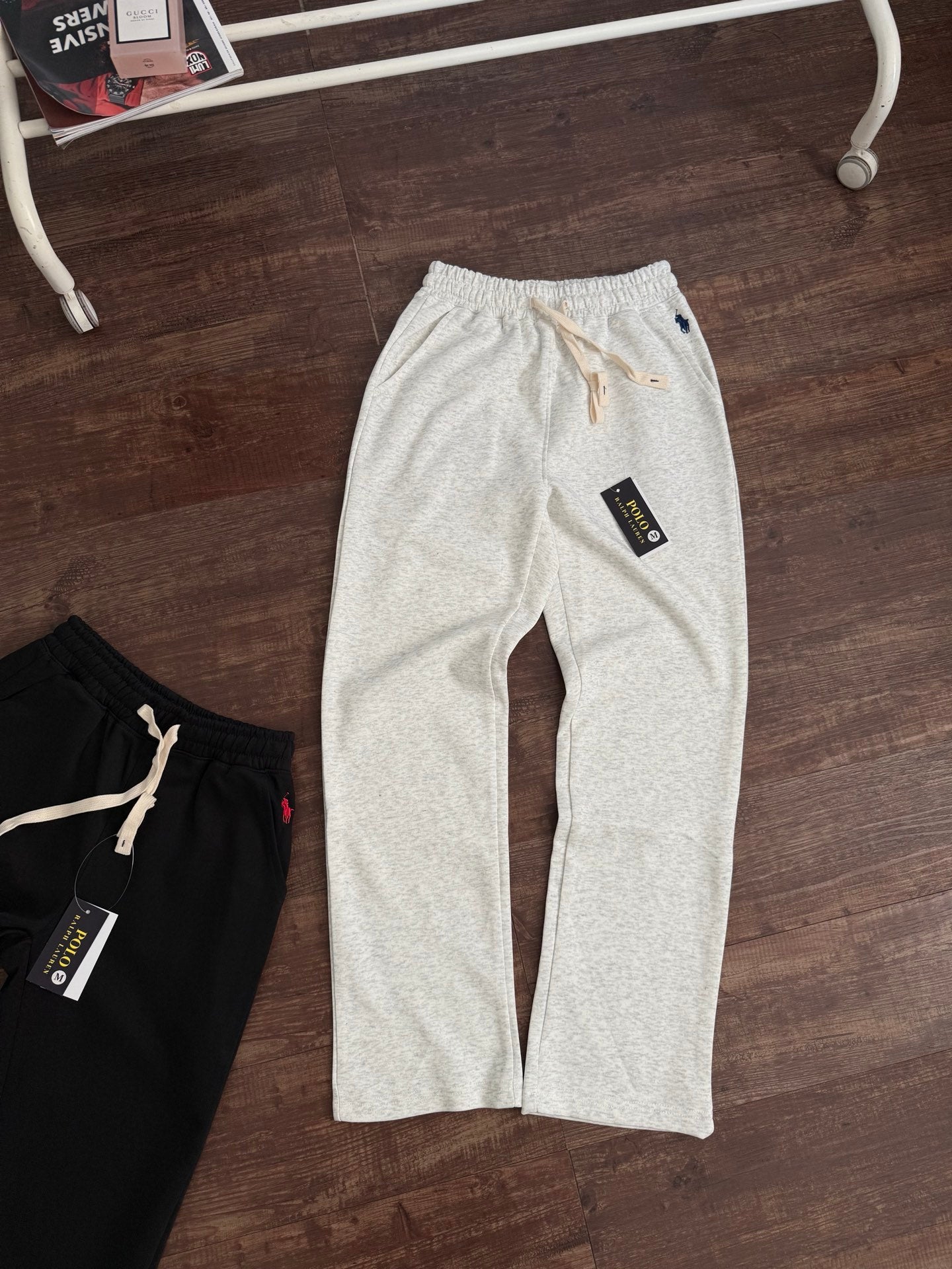 Ralph Lauren Cotton Loose Straight Sweatpants – 2025 Autumn Collection