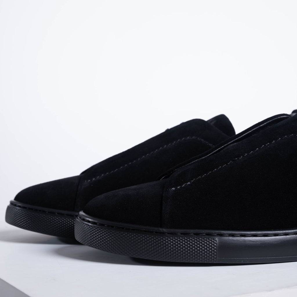 Zegna SECONDSKIN Triple Stitch Low-Top Sneakers