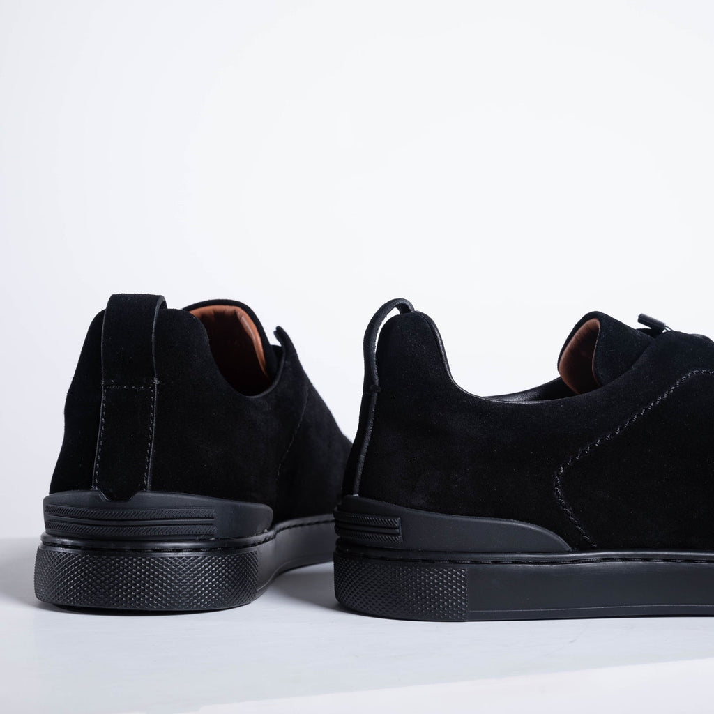 Zegna SECONDSKIN Triple Stitch Low-Top Sneakers