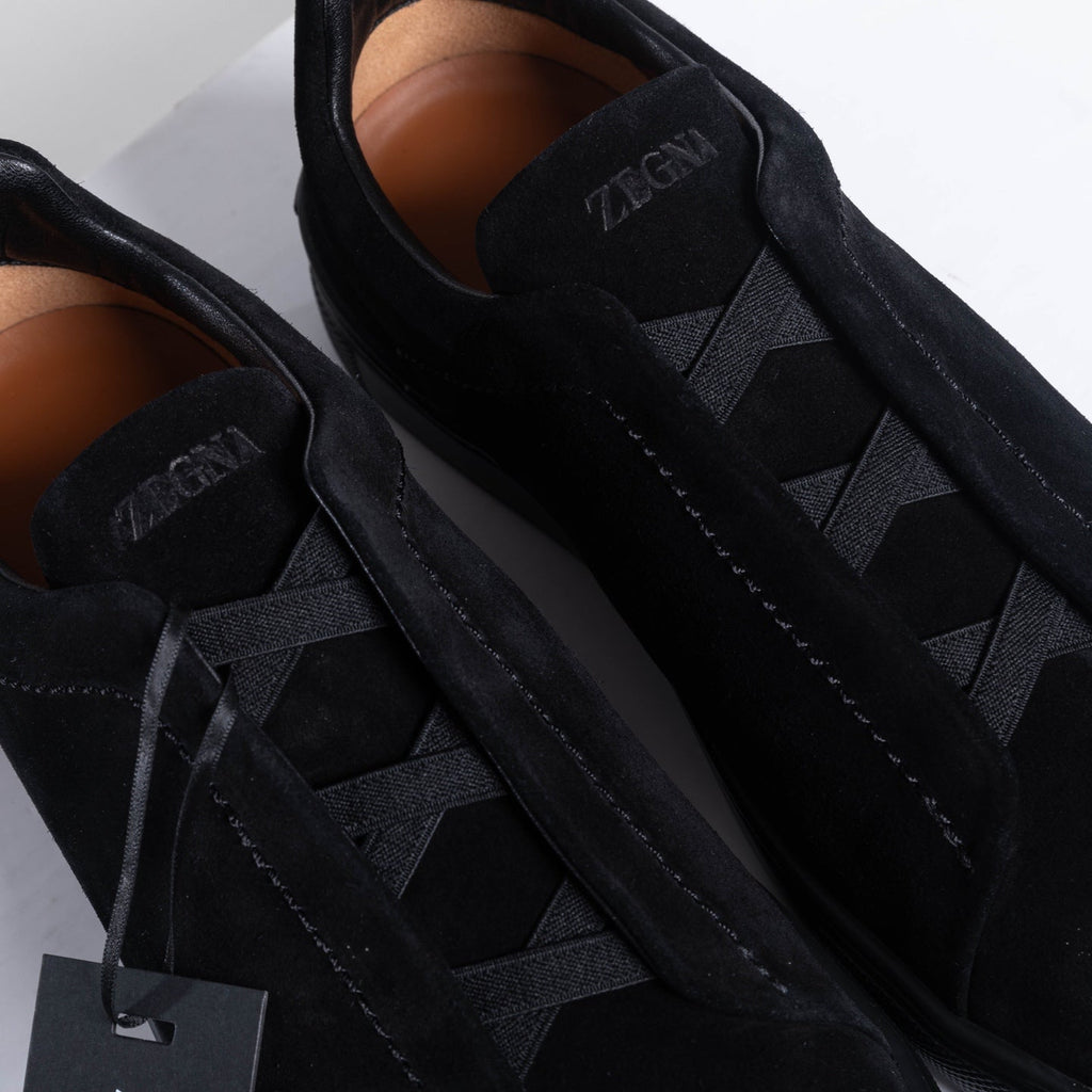 Zegna SECONDSKIN Triple Stitch Low-Top Sneakers