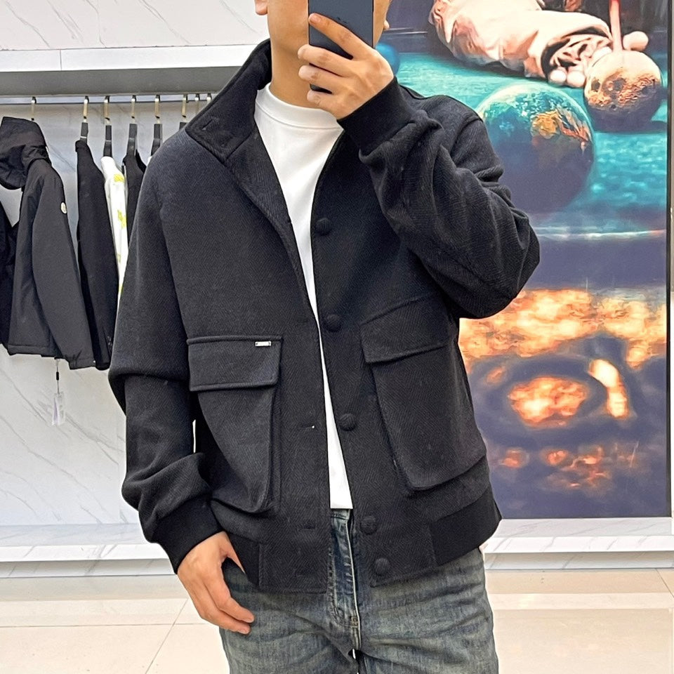 Zegna Stand Collar Minimalist Jacket – 25SS