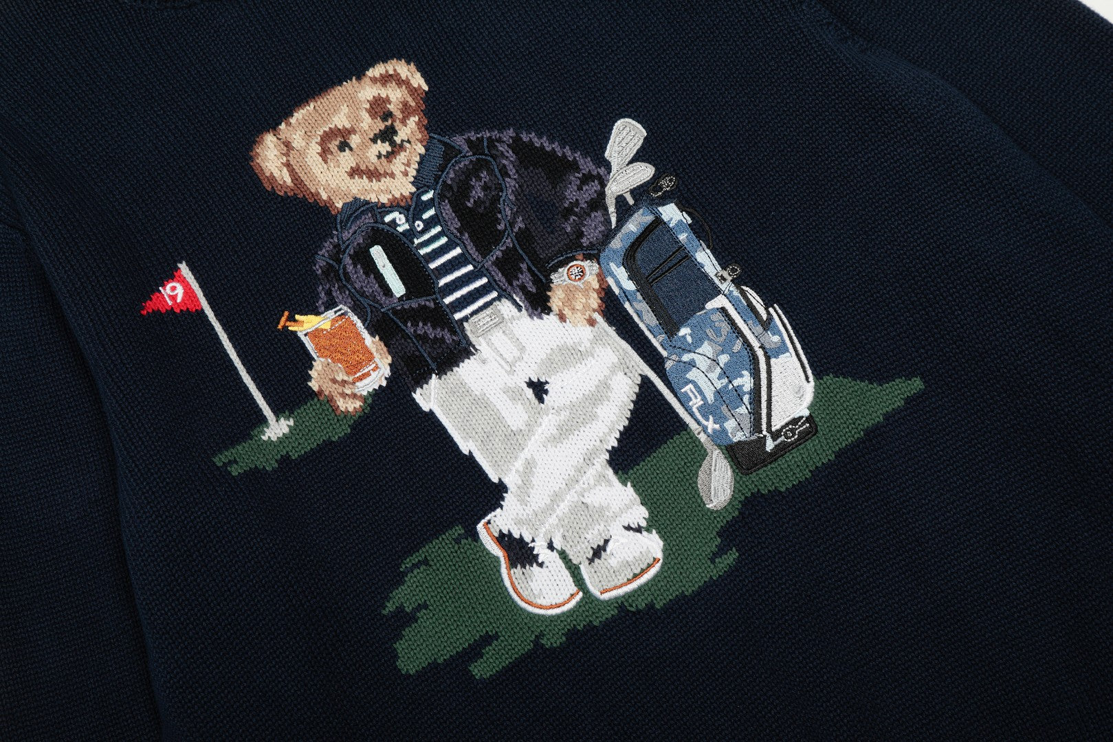 Ralph Lauren Bear Golf Knitted Sweater – Autumn/Winter Collection