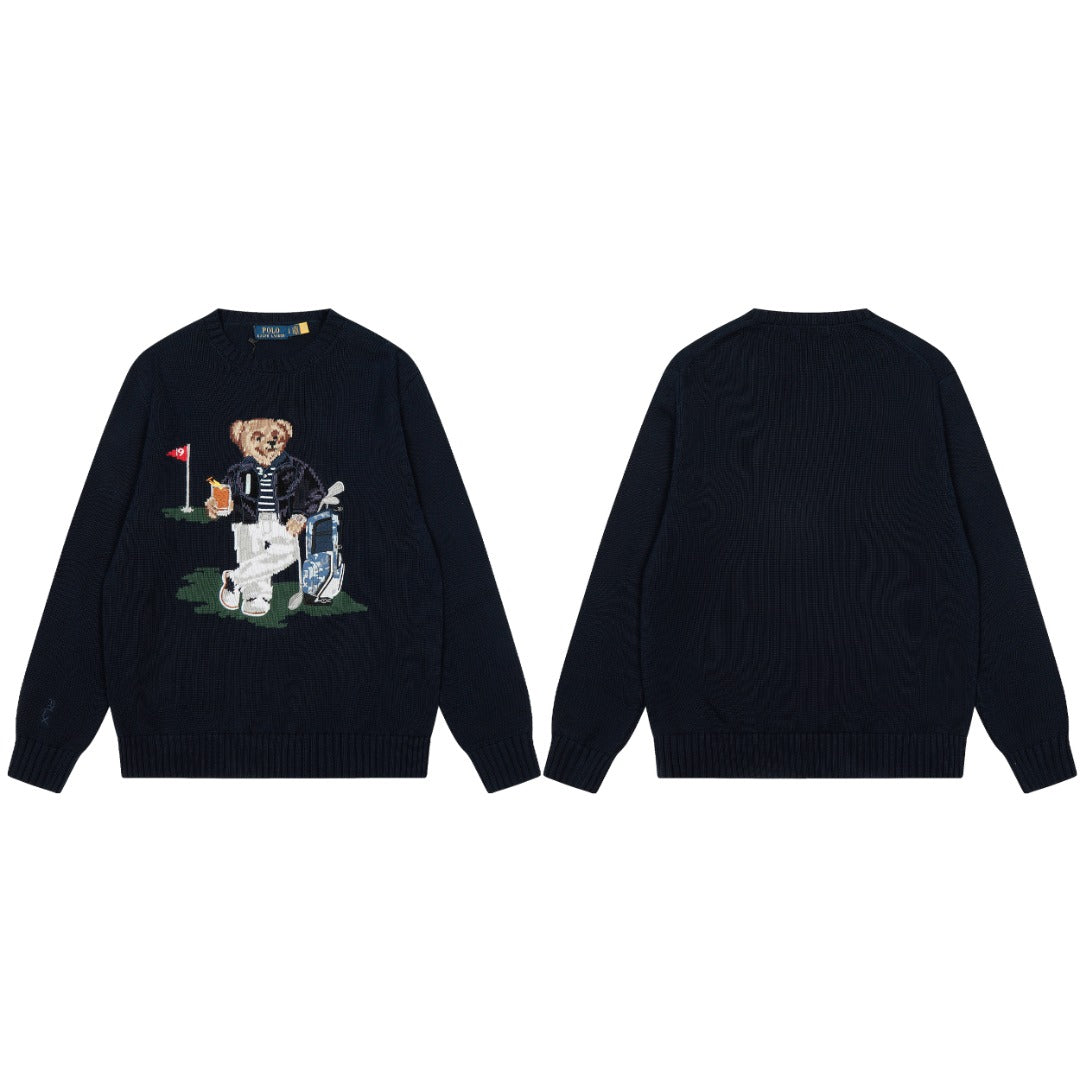 Ralph Lauren Bear Golf Knitted Sweater – Autumn/Winter Collection